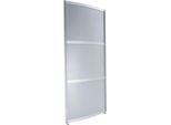 Stellwand rund hoch, Dekor silber