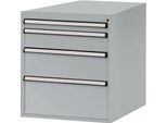 Manuflex Schubladen-Unterbau, für T 1000 mm, alusilber