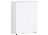 Flügeltürenschrank PALENQUE, 3 Ordnerhöhen, B 800 x T 420 x H 1104 mm, weiß