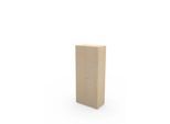 Schäfer Shop Genius Flügeltürenschrank TETRIS WALL, 5 Ordnerhöhen, Türanschlag rechts, B 800 x T 440 x H 1880 mm, Ahorn-Dekor