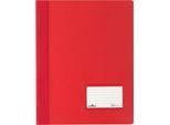Durable Premium-Sichthefter, für DIN A4, Hart-PVC, 25 Stück, rot