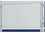 Franken Stellwandtafel ECO beidseitig Schreibtafel, Aluminiumrahmen, 1200x900 mm