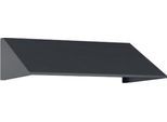 Schrägdachaufsatz für C+P Schließfachschrank Resisto, Neigung von 26°, B 772 x T 540 x H 230 mm, Stahl, anthrazitgrau RAL 7016