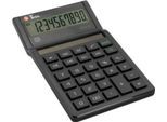 Tischrechner Twen Eco 10, solarbetrieben, 10-stelliges Display, MU- & GT-Funktion