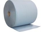 Putztuchrolle Basic Line, 2 Rollen je 1000 Blatt, 2-lagig, 380 x 360 mm, blau