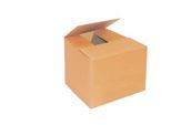 Faltkarton aus Wellpappe, 1-wellig, 155 x 110 x 135 mm