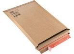 Versandtaschen ColomPac, Wellpappe, haftklebend, recyclebar, 20 Stück, B 340 x H 500 mm, braun