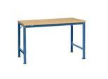 Manuflex Grundtisch UNIVERSAL Spezial, 1500 x 1000 mm, Multiplex natur, brillantblau