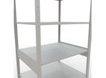 Schulte Lagertechnik Fachbodenregal MULTIplus150, Steck-Grundregal, B 1000 x T 800 x H 2500 mm, 6 Ebenen, bis 1400 kg, lichtgrau