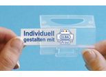Einsteckschilder ELBA, für ELBA vertic® Komfort-Sichtreiter, 4-zeilig beschriftbar, B 58 x H 18 mm, Karton, 10 Bogen à 50 Stück