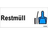 Selbstklebe-Etiketten "Restmüll"