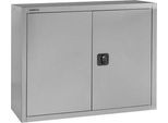 Schäfer Shop Select Aufsatzschrank, abschließbar, Höhe 800 mm, Breite 800 mm, weißaluminium RAL 9006