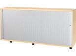 Schäfer Shop Select Anstellquerrollladenschrank, aus Holz, 1 Fachboden, B 1600 mm x T 421 x H 750 mm, Ahorn