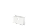 Schäfer Shop Genius Flügeltürenschrank TETRIS WOOD, 2 OH, Höhe inkl. Gleiter, B 1200 mm, weiß