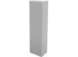 Schäfer Shop Genius Flügeltürenschrank TETRIS WALL, 6 Ordnerhöhen, Türanschlag links, B 600 x T 440 x H 2250 mm, lichtgrau