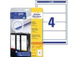 AVERY® Zweckform Ordner-Etiketten, ultragrip, 100 + 20 Stück