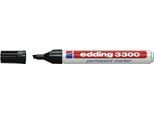 EDDING Permanent Marker 3300, mit Keilspitze, 1 Stück, schwarz