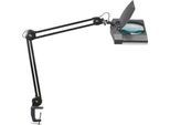 MAULvitrum LED-Lupenleuchte, 6.500 Kelvin, schwarz