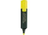 Textmarker von FABER-CASTELL, gelb, 10 Stück