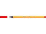 STABILO Fineliner Point 88, 0,4 mm, 10 Stück, rot