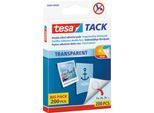 tesa Tack® Klebepads, transparent, doppelseitig klebend, 200 Stck.