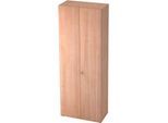 Aktenschrank TOPAS LINE, 6 Ordnerhöhen, B 800 mm, Nussbaum/Nussbaum
