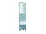 Edelstahlschrank, 1-türig, mit 4 Füßen, B 500 x T 400 x H 2000 mm