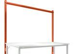 Aufbauportal, Grundtisch STANDARD Arbeitstisch-/Werkbanksystem UNIVERSAL/PROFI, 2000 mm, rotorange