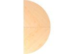 Ansatztisch Breno, für Schreibtische Breno, ⌀ 1600 mm, Ahorn/Graphit