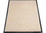 Schmutzfangmatte miltex Eazycare Style, eckig, antistatisch, UV-beständig, waschbar, High-Twist-Nylon & Niltrilgummi, 600 x 850 mm, hellelfenbein