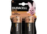 DURACELL® Batterie Plus, Mono D, 1,5 V, 2 Stück