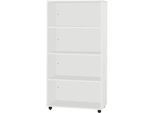 Schäfer Shop Select Regal LOGIN, 4 Ordnerhöhen, B 800 x T 420 x H 1514 mm, lichtgrau