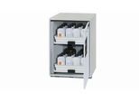 Säuren- und Laugen-Unterbauschrank asecos SL-CLASSIC-UB, Flügeltür, Anschlag rechts, Front Lichtgrau, B 590 x T 570 x H 800 mm