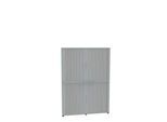 Rollladenschrank, 6 OH, 2teilig, mit Mitteltrennwand, B 1600 mm, lichtgrau