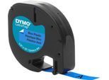 Schriftbandkassette für DYMO® Letra Tag, Kunststoff, 12 mm, blau