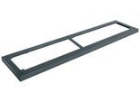 Schäfer Shop Genius Stahlsockel TETRIS WOOD, für Regale/Schränke B 1600 mm, anthrazit
