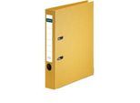 Ordner Schäfer Shop Select, DIN A4, Rückenbreite 50 mm, Griffloch, auswechselbares Rückenschild, Polypropylen, 1 Stück, gelb
