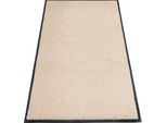 Schmutzfangmatte miltex Eazycare Style, eckig, antistatisch, UV-beständig, waschbar, High-Twist-Nylon & Niltrilgummi, 850 x 1500 mm, hellelfenbein