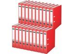 LEITZ® Ordner 1015, DIN A4, Rückenbreite 52 mm, 20 Stück, rot