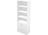 Schäfer Shop Genius Regal-Hängeregisterschrank-Kombination TETRIS WALL, B 800 x T 440 x H 2250 mm, weiß