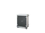 Laptopwagen mit Ladefunktion, 2-Punkt-Verriegelung, Feststellbremse, 16 Fächer, B 920 x T 500 x H 1060, anthrazit