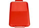 Deckel für Abfallbehälter 60 Liter, rot