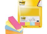 Post-it Haftstreifen 670-4P, 4 x 50 Blatt, farbsortiert