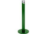 Ascher-Standsäule SG 105R, rund, moosgrün
