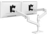 Monitorarm Ergotron LX Pro Dual, für 2 Displays bis 24″, neig-/schwenk-/drehbar, höhenverstellbar, Tischhalterung, VESA, Metall, weiß