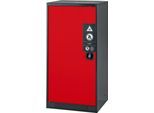 Chemikalienschrank Asecos CS-CLASSIC, Flügeltür, 2 Böden, 545x520x1105 mm, verkehrsrot