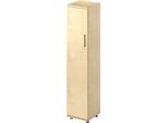 Schäfer Shop Genius Flügeltürenschrank TETRIS WOOD, 5 OH, B 400 x T 421 x H 1910 mm, Höhe inkl. Gleiter, Tür links
