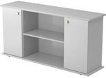 Sideboard ULM, H 840 x B 1661 x T 448 mm, lichtgrau