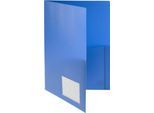 Angebotsmappe FolderSys, A4, 4 Taschen, Visitenkartentasche, Polypropylen, blau, 10 Stück
