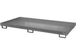 Regalwanne Typ RW/RW 2700-1, ohne Gitterrost, grau RAL7005